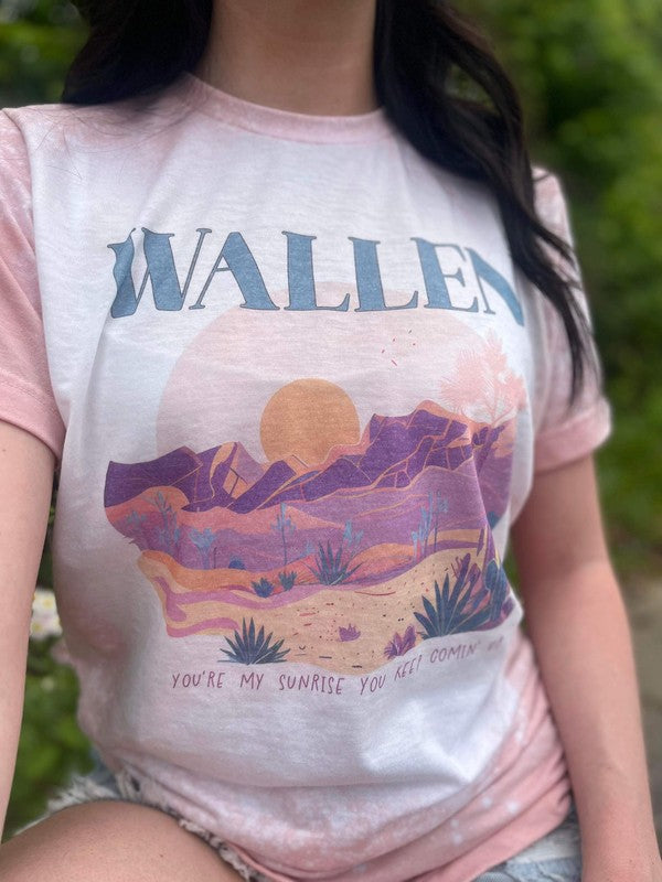 Bleached Sunrise Wallen Tee