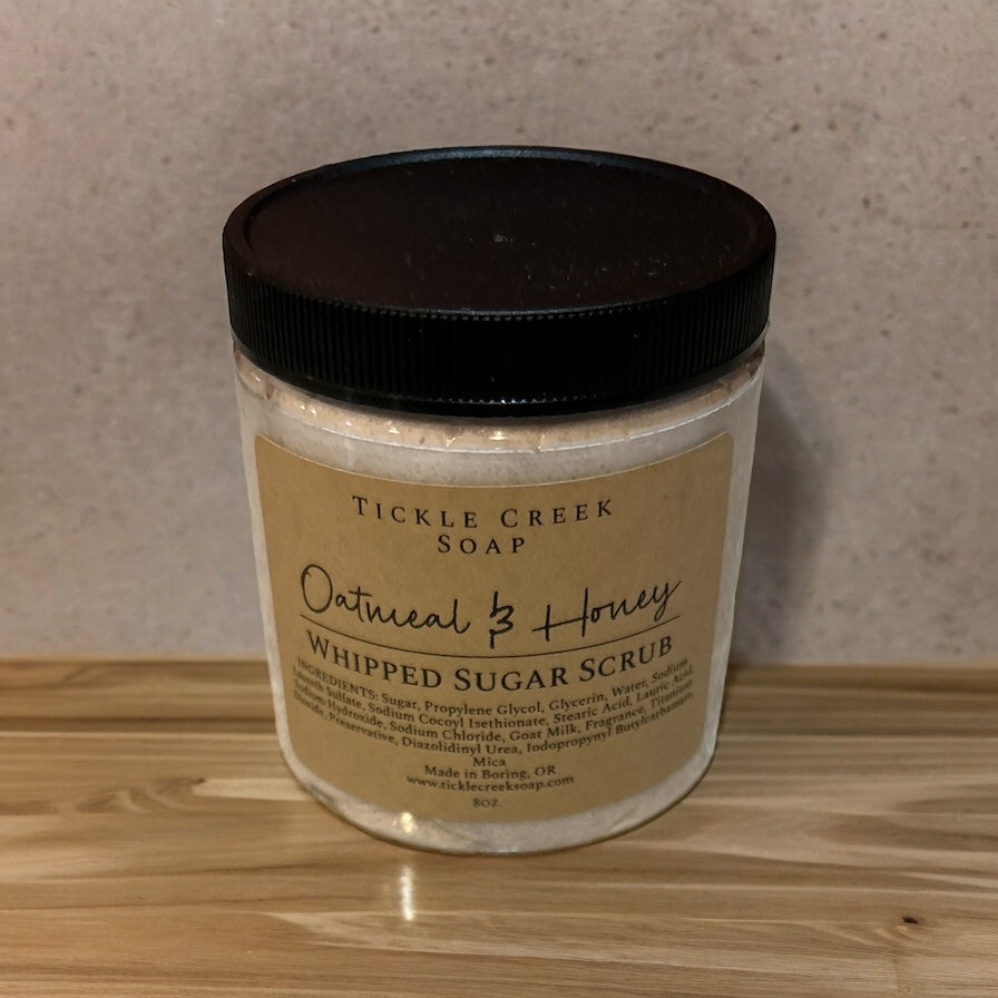 Oatmeal & Honey Whipped Sugar Scrub