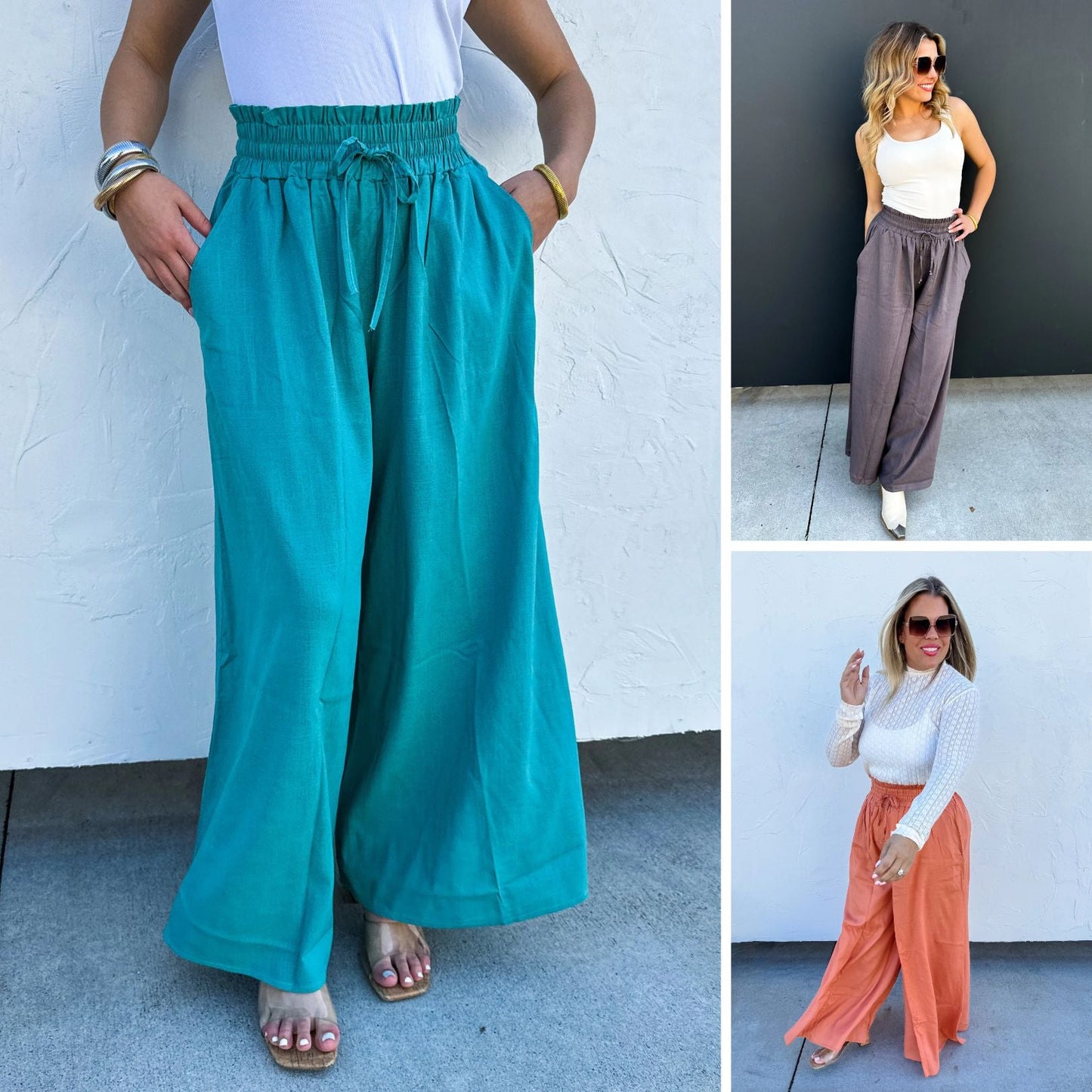 PREORDER: Johanna Linen Pants in Three Colors